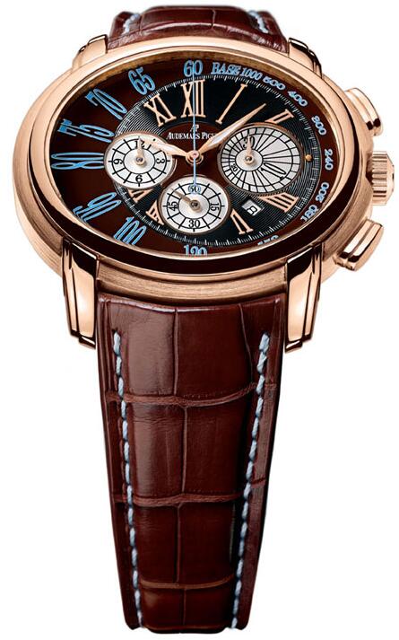 Review Audemars Piguet 26145OR.OO.D095CR.01 Millenary Chronograph mens watch replica